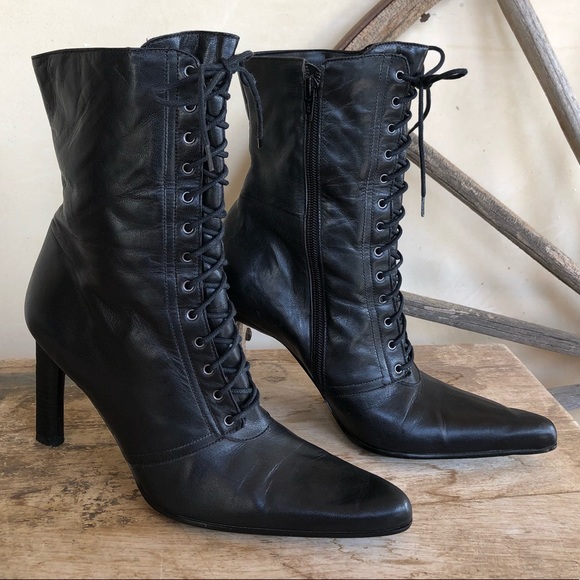 brazil lace up boots